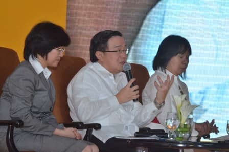 Industry leader speaking to a conference audience